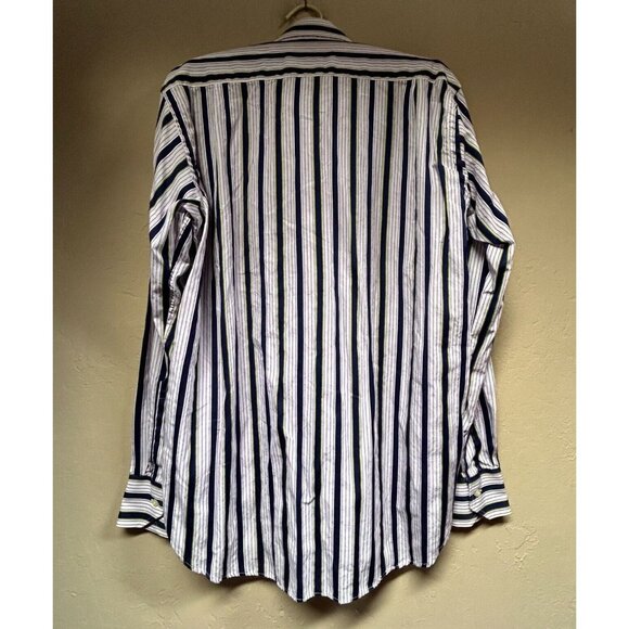 Etro Milano Made in Italy Mens Sz 39 Button Up Striped Casual Shirt Long Sleeve - Picture 2 of 7